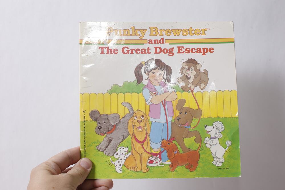 Punky Brewster and The Great Dog Escape 1986 Children's Book ~ 260828-WH 1347